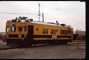 Diapositiva ferroviaria originale - SRS Sperry Rail Service 129 Topeka KS 11-18-'90 NON Kodak - Foto 1 di 1
