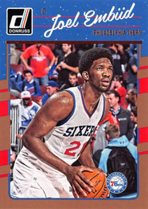  2016-17 Donruss #1 Joel Embiid	p2s-29003