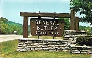 Cartolina General Butler State Park Carrollton Kentucky non spedita - Foto 1 di 2