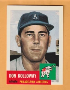 Don Kolloway Philadelphia A's 1991 Topps Archives #97 Blue Island Illinois - Imagen 1 de 2
