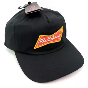 Billabong x Budweiser Beer Bow Mens One Size Black Adjustable Snapback Cap Hat - Picture 1 of 10