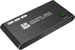 🔥Yoetaun 3 in 1 Out 8K Switch Selector Automatic Switch Signals Fast 40Gbps🔥 - Picture 1 of 7