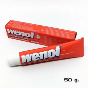 WENOL Metal Cleaner Polish with Surface Protection Brass Copper Tube Silver 50 g - Picture 1 of 8