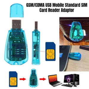 GSM/CDMA USB Mobile Standard SIM Card Reader Adaptor Copy Writer Backup+Driver d - Picture 1 of 12