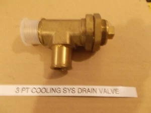 Válvula de drenaje sistema de enfriamiento de latón Parker - Nueva - Imagen 1 de 5