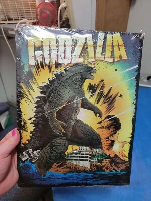 GODZILLA OPEN ROAD BRAND METAL SIGN 13X9.6