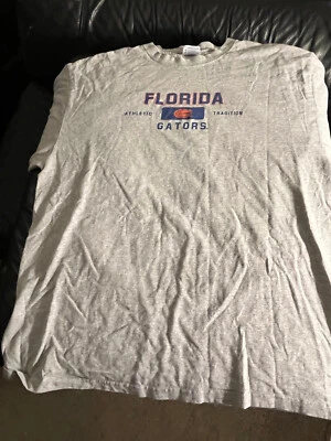 Florida gators vintage 90's Soffee brand T shirt XL solid vg+ nm- gray NCAA - Image 1 of 3