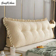 2022 New Washable Long Bedside Pillow European Double Sided Cushion 