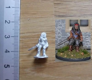 CIVILIAN ZOMBIE HUNTER A LA MIICHONNE 5B/ REBEL METAL 15MM MINIATURE /ZOMB - Picture 1 of 1