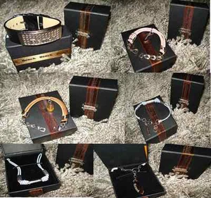 Bench stainless steal and leather JEWELLERY multi listing UK BRAND - Picture 1 of 7