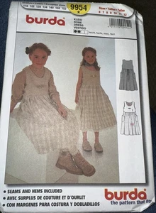 Burda 9954 Pattern - Dress - UNCUT  & FF - Size 6 through 12 - Picture 1 of 3