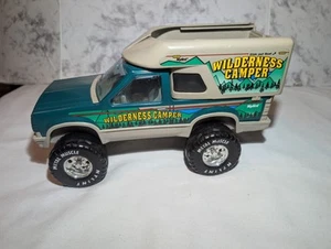VINTAGE 90s Nylint WILDERNESS CAMPER Truck Only Pressed Steel Plastic Green - Picture 1 of 10