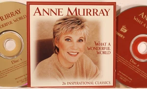 ANNE MURRAY "WHAT A WONDERFUL WORLD 26 INSPIRATIONAL CLASSICS" (CD 2 Discs) - Imagen 1 de 3
