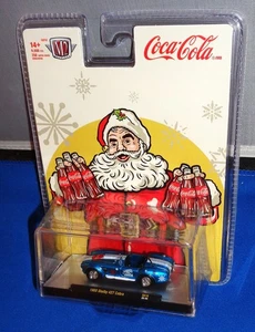 2025 M2 Machines ~ Coca~Cola ~ Christmas ~ 1965 Shelby 427 Cobra ~ Blue - Picture 1 of 1