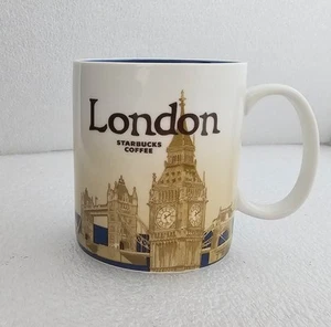 Starbucks 2009 London Collector Series Coffee Mug Porcelain Cup 16 fl. oz. - Picture 1 of 9