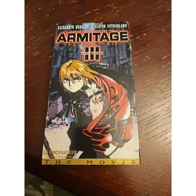ARMITAGE III POLY MATRIX THE MOVIE MANGA PIONEER VHS - Image 1 of 4