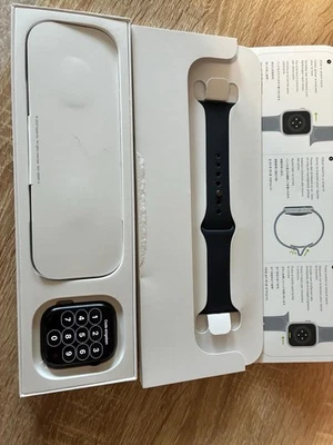 Apple Watch Series 9 GPS Smartwatch 45mm Midnight Appel Sportarmband Schwarz OVP - Bild 1 von 2