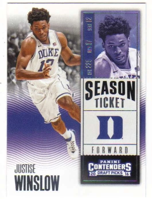 Tarjetas base/insertar de baloncesto Panini Contenders Draft NCAA 2016-17 a elegir de la lista Foto 1 de 1