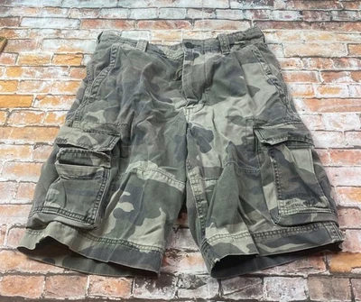 Abercrombie & Fitch Cargo Shorts Youth 14 Camo Preppy Casual Outdoor Boys - Image 1 of 4