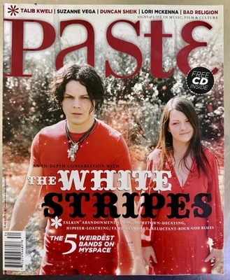 Paste Magazine The White Stripes Jack White Issue #34 August 2007 - Image 1 of 2