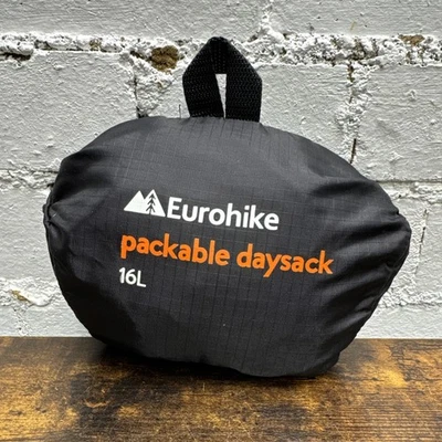 Eurohike Lightweight Packable 16 Litre Daysack, Camping Accessories, Hiking VGC - Image 1 of 4
