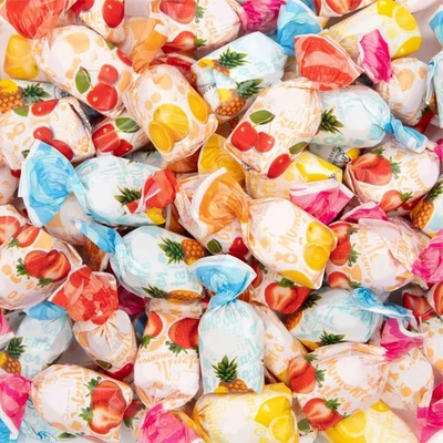 Arcor Assorted Fruit Hard Candy 2lb Bulk | Individually Wrapped Bon Bons - Image 1 of 4