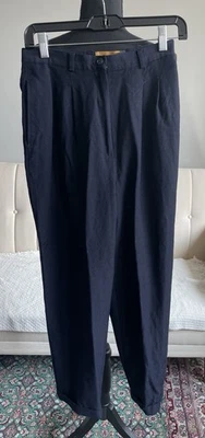 Pantalones para mujer Classiques Entier Petites azul marino con bolsillos talla 6 Foto 1 de 3