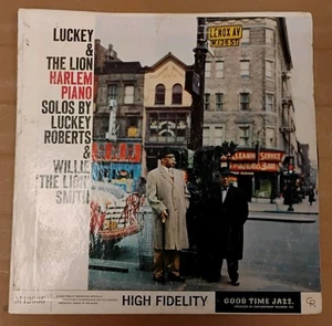 Lucky & The Lion Harlem Piano Luckey Roberts (Lp Vinyl, 1960, Good Time Jazz) - Picture 1 of 2
