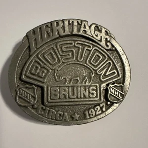 Hebilla de cinturón vintage Heritage Boston Bruins NHL hockey - Imagen 1 de 2