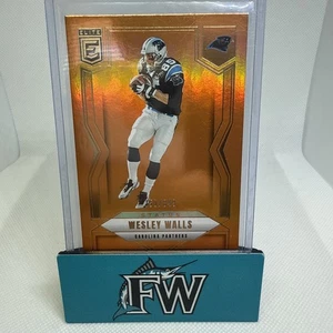 2025 Panini Donruss Elite Wesley Walls Orange /849 Carolina Panthers - Picture 1 of 2