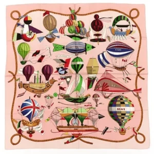 Hermes Les Folies du Ciel Seidentuch - Bild 1 von 5