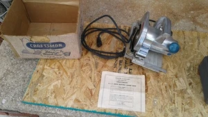 Vintage Craftsman Electric Corded Circular Hand Saw 6-1/2 Nice Old Well Built - Picture 1 of 5