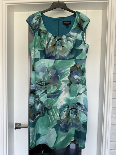 VETEMENTS Splendido abito verde turchese Connected Apparel taglia 12