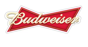 BUDWEISER Adesivo Decalcomania *DIVERSE DIMENSIONI* Paraurti Birra Finestra Barra ecc. - Foto 1 di 1