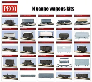 N gauge wagons plastic model kits - Peco KNR range - Picture 1 of 27