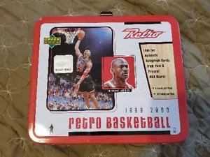 Michael Jordan (2 Sided) * 1999-2000 UD Retro Basketball Lunch Box Good Cond* - Picture 1 of 8