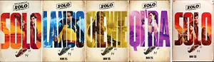 Solo: A Star Wars Story - Solo, Lando, Chewie, Qi'ra, Cast 27x40 DS Posters - Picture 1 of 7