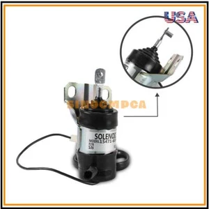 12V Stop Solenoid 15471-60010 052600-1001 for Kubota B1250 B1750 L2900 L4200 - Picture 1 of 3
