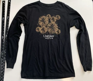 Utah Jazz - T-shirt a maniche lunghe nera di Capodanno 2021-2022 media - Foto 1 di 8