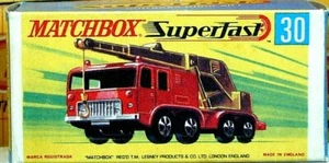 Matchbox Superfast No 30 8 Wheel Crane Empty Repro G Style Box - Picture 1 of 1
