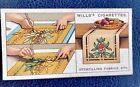 (A93) WILLS’s HOUSEHOLD HINTS 2nd Series Card 45 Stencilling Fabrics Etc