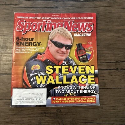 Sporting News February 14 2011 Steven Wallace 5 Hour Energy NASCAR - Image 1 of 4