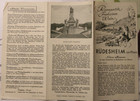 Rüdesheim Rhein Broschüre Faltbroschüre Stadtkarte 1952 reise urlaub vintage I13