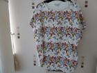 Next White Multicoloured Butterfly Theme Top  Size  18