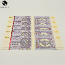 10pcs/set Million Euro Banknote Blue Light Anti-counterfeiting Logo Design 