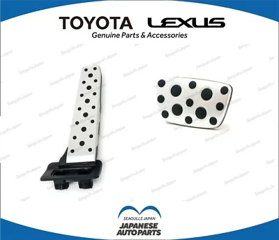 Juego de pedales de aluminio Lexus genuino OEM LS460 LS460L LS600h LS600hL F-Sport NUEVO Foto 1 de 2