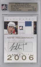 2007-08 ITG Ultimate Memorabilia 8th Edition Gold /10 Jordan Staal Auto