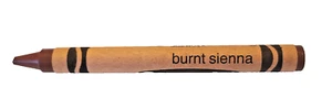 BURNT SIENNA Crayola Buntstift unbenutzt Binney & Smith New York selten 1990 Vintage - Bild 1 von 6