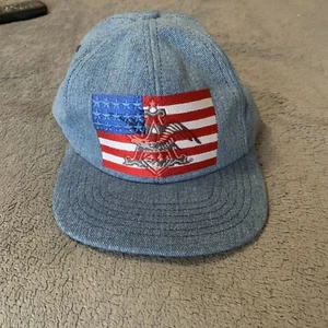 Vintage 1996 Asheuser Busch American Flag Hat SnapBack Trucker USA Embroidered - Picture 1 of 7
