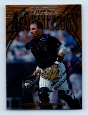 1997 Topps Finest Jim Leyritz Anaheim Angels #209 - Image 1 of 2